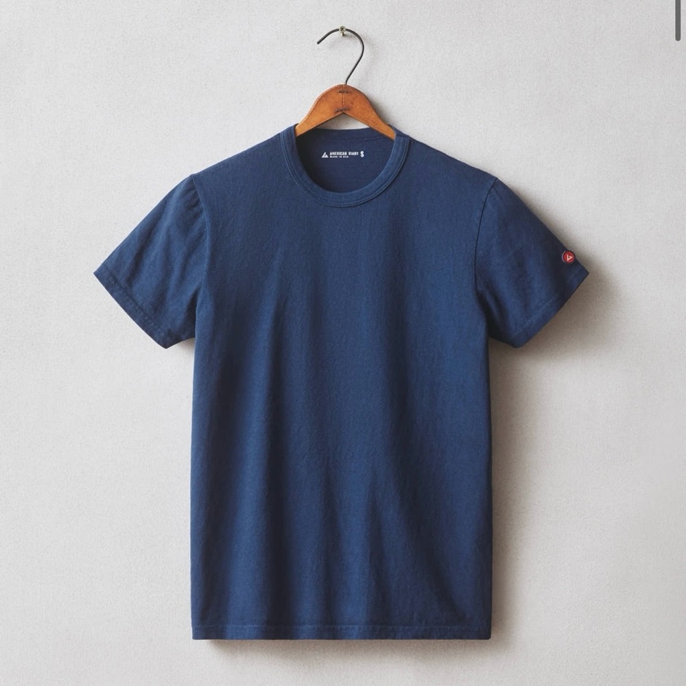 American Giant Vintage Crew T-Shirt Pageant Blue New & Unopened